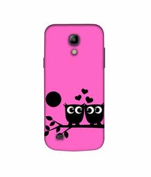 Amazon Brand - Solimo Designer Love Birds Vector 3D Printed Hard Back Case Mobile Cover for Samsung Galaxy S4 Mini