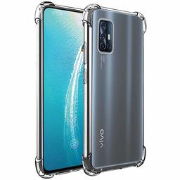 Amazon Brand - Solimo Mobile Cover (Soft & Flexible Back case) for Vivo V17 (Transparent)