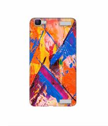 Amazon Brand - Solimo Designer Barfi Shape Multicolor Texture 3D Printed Hard Back Case Mobile Cover for Vivo V1 Max