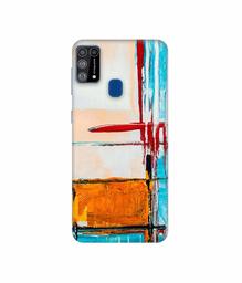 Amazon Brand - Solimo Designer Glass Paint 3D Printed Hard Back Case Mobile Cover for Samsung Galaxy M31