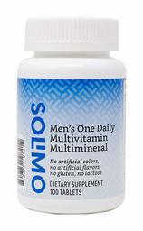 Amazon Brand - Solimo Men's One Daily Multivitamin Multimineral, 100 Tablets, Three Month Supply (Packaging may vary)