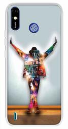 Amazon Brand - Solimo Designer Multicolor Michael Jackson Dance Printed Soft Back Case Mobile Cover for Tecno Spark Go Plus