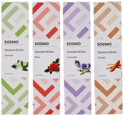 Amazon Brand - Solimo Incense Sticks, Multi fragrance - 70 sticks/pack (Pack of 4)