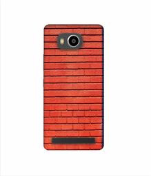 Amazon Brand - Solimo Designer Red and Purple Brick 3D Printed Hard Back Case Mobile Cover for Lenovo A7700