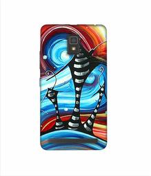 Amazon Brand - Solimo Designer Abstarct Texture 3D Printed Hard Back Case Mobile Cover for Lenovo A6600