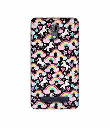 Amazon Brand - Solimo Designer Unicorn Texture UV Printed Soft Back Case Mobile Cover for Micromax Bharat 2 Q402