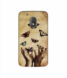 Amazon Brand - Solimo Designer Butterflies 3D Printed Hard Back Case Mobile Cover for Motorola Moto G4 Play