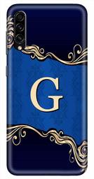 Amazon Brand - Solimo Designer Blue Pattern Alphabet-G 3D Printed Hard Back Case Mobile Cover for Samsung Galaxy A50s