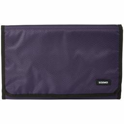 Amazon Brand - Solimo Purple Tri-Fold Hanging Cosmetics and Toiletry Kit