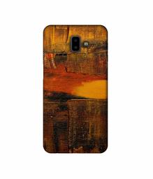 Amazon Brand - Solimo Designer Brown Shade Mashup 3D Printed Hard Back Case Mobile Cover for Samsung Galaxy J6 Plus