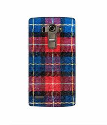 Amazon Brand - Solimo Designer Check Cloth 3D Printed Hard Back Case Mobile Cover for LG G4 Stylus