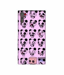 Amazon Brand - Solimo Designer Panda Experation 3D Printed Hard Back Case Mobile Cover for Sony Xperia XZ Dual