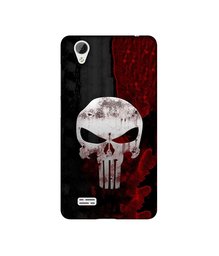 Amazon Brand - Solimo Designer Punisher Skull UV Printed Soft Back Case Mobile Cover for Vivo Y31