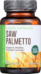 Whole Foods Market, Saw Palmetto Liquid Caps, 60 ct