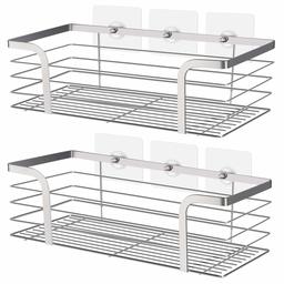 UMI. by Amazon Etagere Douche, Panier de Douche,Salle de Bain Accessoire, Rangement Salle de Bains, Etagere Angle, Acier Inoxydable SUS 304, Lot de 2