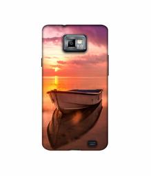 Amazon Brand - Solimo Designer Boat 3D Printed Hard Back Case Mobile Cover for Samsung Galaxy S2