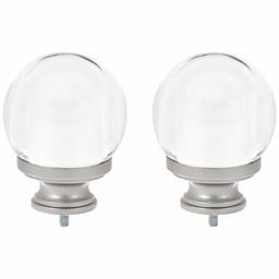 AmazonBasics Clear Acrylic Ball Finial