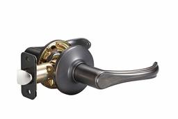 AmazonBasics December Door Lever - Passage - Oil Rubbed Bronze