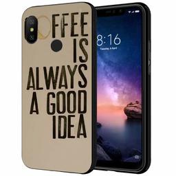 Amazon Brand - Solimo Designer Coffee Printed Hard Back Case Mobile Cover for Xiaomi Redmi Note 6 pro (D1240)