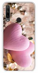 Amazon Brand - Solimo Designer Multicolor Pink Heart Design Printed Soft Back Case Mobile Cover for Huawei Honor 9X