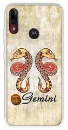 Amazon Brand - Solimo Designer Multicolor Gemini Design Printed Soft Back Case Mobile Cover for Motorola Moto E6s / Motorola Moto E6 Plus