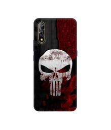 Amazon Brand - Solimo Designer Punisher Skull 3D Printed Hard Back Case Mobile Cover for Vivo S1 / Vivo Z1x