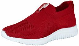 Bourge Women's Micam-101 Red Running Shoes-4 UK (36 EU) (5 US) (Micam-101-04)