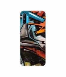 Amazon Brand - Solimo Designer Painting Texture 3D Printed Hard Back Case Mobile Cover for Realme C3