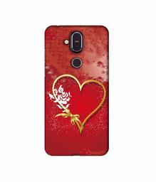 Amazon Brand - Solimo Designer Dark Night Park 3D Printed Hard Back Case Mobile Cover for Nokia 8.1