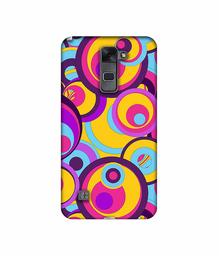 Amazon Brand - Solimo Designer Multicolor Circle 3D Printed Hard Back Case Mobile Cover for LG Stylus 2