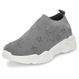 Flavia Women's Grey Running Shoes-7 UK (39 EU) (8 US) (FKT/FB-03FK/GRY)