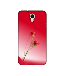 Amazon Brand - Solimo Designer Red Roses UV Printed Soft Back Case Mobile Cover for Micromax Bharat 3 Q437