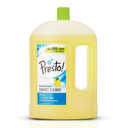 Amazon Brand - Presto! Disinfectant Floor Cleaner Citrus, 2 L