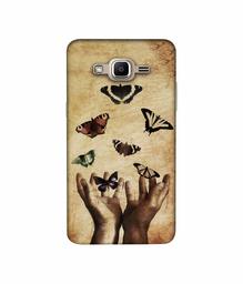 Amazon Brand - Solimo Designer Butterflies 3D Printed Hard Back Case Mobile Cover for Samsung Galaxy J2 Prime