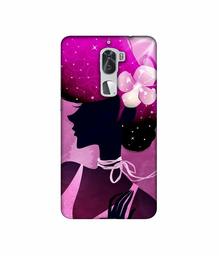 Amazon Brand - Solimo Designer Lady Vectors 3D Printed Hard Back Case Mobile Cover for Coolpad Cool1 Dual