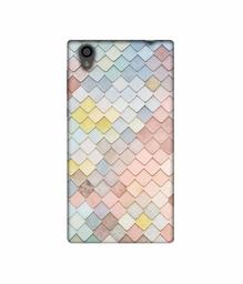 Amazon Brand - Solimo Designer Small Squre Texture 3D Printed Hard Back Case Mobile Cover for Sony Xperia L1