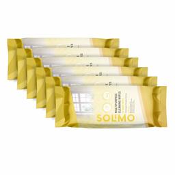 Amazon Brand - Solimo Multipurpose Cleaning Wipes - 480 Wipes, Pack of 6: (80 x 6 Wipes)