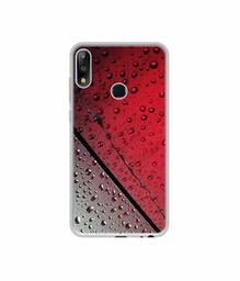 Amazon Brand - Solimo Designer Water Drop On Glass UV Printed Soft Back Case Mobile Cover for Asus ZenFone Max Pro M2