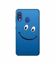 Amazon Brand - Solimo Designer Happy 3D Printed Hard Back Case Mobile Cover for Samsung Galaxy M20