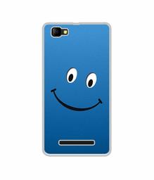 Amazon Brand - Solimo Designer Happy UV Printed Soft Back Case Mobile Cover for Lyf C459