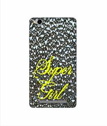 Amazon Brand - Solimo Designer Super Girl On Foil 3D Printed Hard Back Case Mobile Cover for Xiaomi Redmi 3S