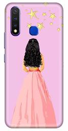 Amazon Brand - Solimo Designer Girl Star Design 3D Printed Hard Back Case Mobile Cover for Vivo Y19 / Vivo U20