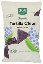 365 Everyday Value, Organic Blue Corn Lightly Salted Tortilla Chips, 12 oz