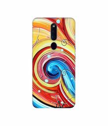 Amazon Brand - Solimo Designer Abstarct Color Mixing 3D Printed Hard Back Case Mobile Cover for Oppo F11 Pro