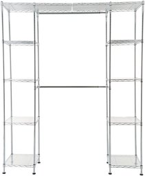 AmazonBasics uitbreidare kast organizer systeem - chroom