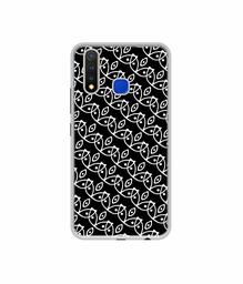 Amazon Brand - Solimo Designer White Pattern UV Printed Soft Back Case Mobile Cover for Vivo U20