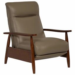 Amazon Brand – Stone & Beam Clayton Reclining Contemporary Leather Living-Room Chair, 30