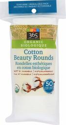 365 EVERYDAY VALUE Organic large cotton beauty round, 50 CT