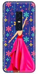 Amazon Brand - Solimo Designer Girl Design 3D Printed Hard Back Case Mobile Cover for Vivo V17 Pro