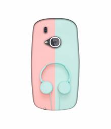 Amazon Brand - Solimo Designer Head Phone 3D Printed Hard Back Case Mobile Cover for Nokia 3310